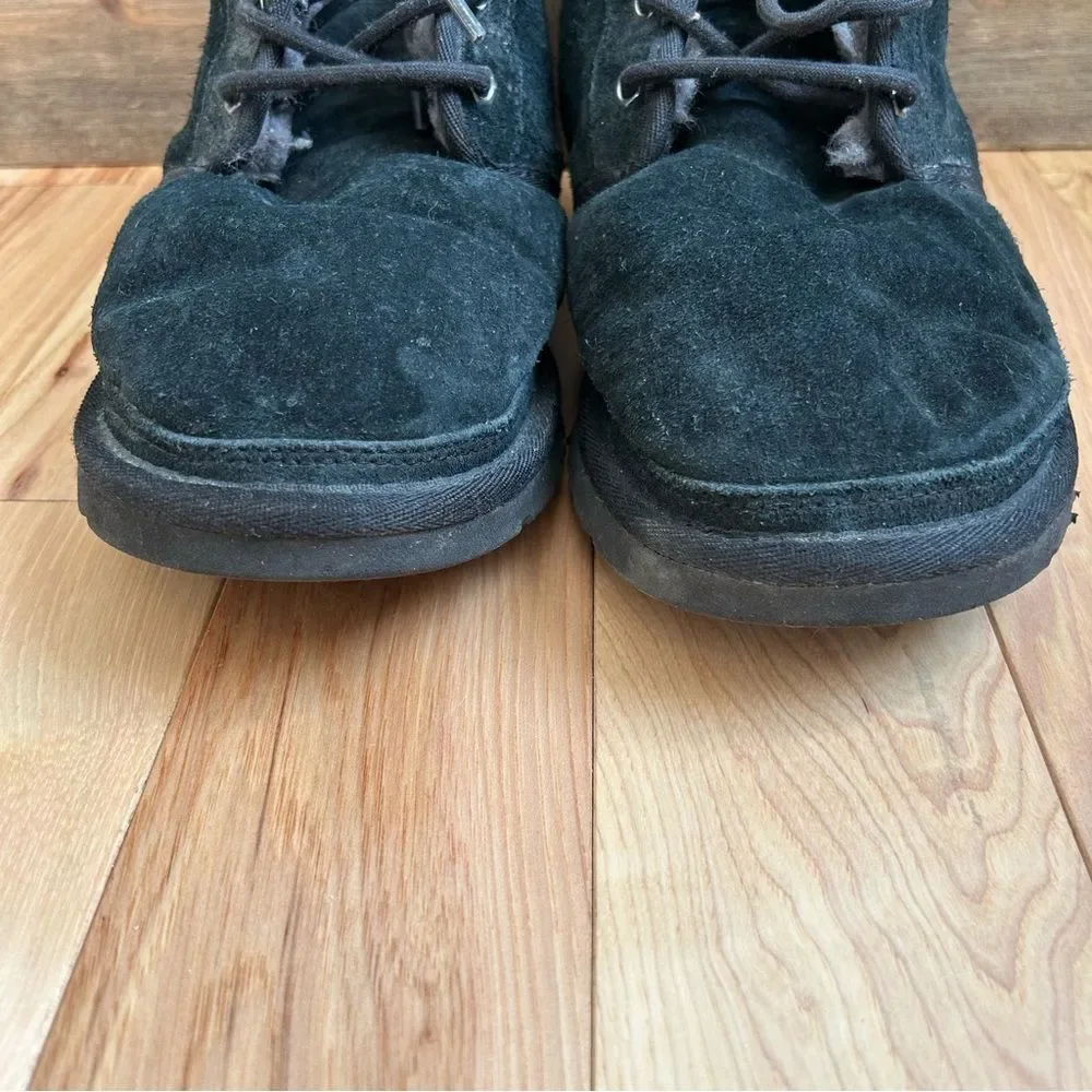 UGG Neumel Chukka Boot Black Suede Boots Men’s Sz 8